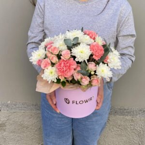 цветы в коробке